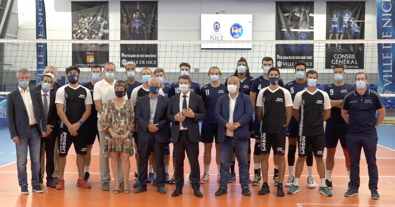 Nice Volley-Ball. Lancement de la saison 2021-2022 et Livraison des travaux de la salle Giammarchi